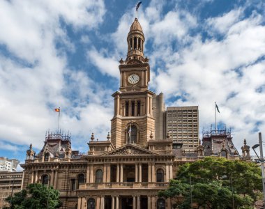 Clock tower at Sydney Town Hall