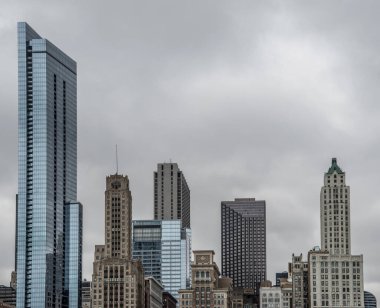 Chicago Illinois şehir merkezindeki binalar