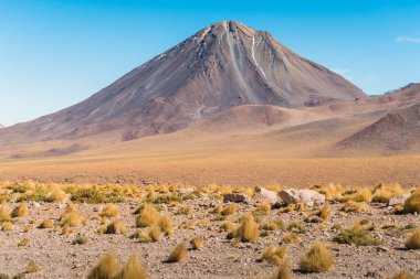 Licancabur volcano in the Chilean Andes near the border with Bolivia
