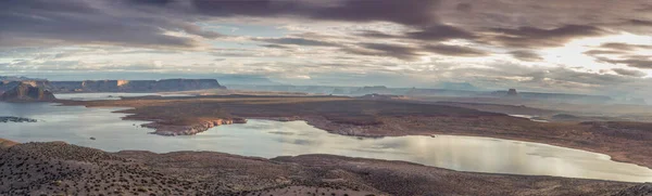 Panoramic View Lake Powell Colorado River Dawn — Stockfoto