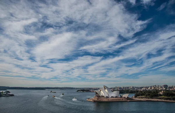 Dramatic Clouds Sydney Opera House — Zdjęcie stockowe