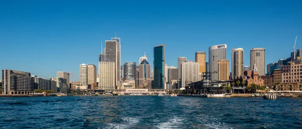 Panoramic View Sydney Harbour Circular Quay — 스톡 사진