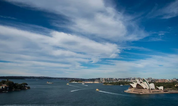 Dramatic Clouds Sydney Harbour — Zdjęcie stockowe