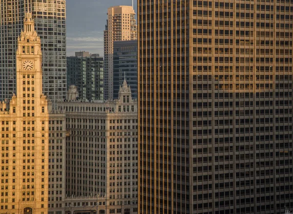 Gebouwen Het Centrum Van Chicago Illinois — Stockfoto