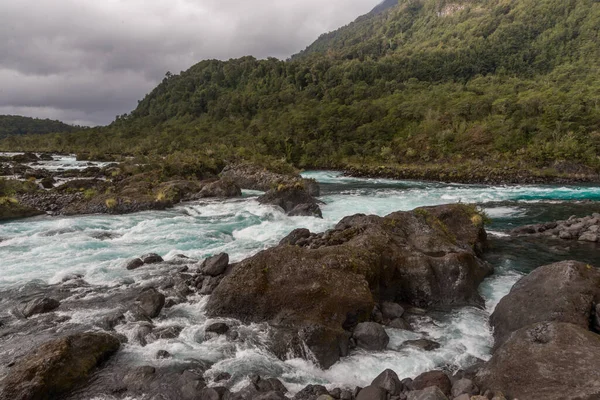 Waterfall Petrohue River Chile — Stock Photo, Image