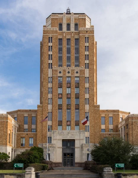 Palacio Justicia Del Condado Jefferson Beaumont Texas —  Fotos de Stock