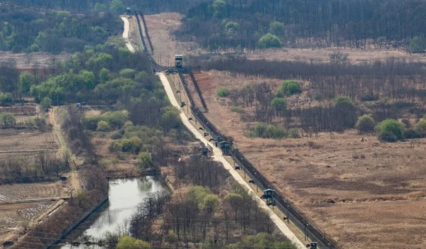 Demilitarized Zone Separating North South Korea — Stock Photo, Image