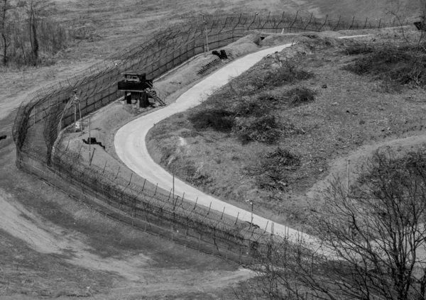 Demilitarized Zone Separating North South Korea — Stock Photo, Image