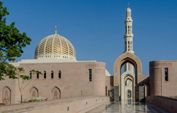 Velká Mešita Sultána Qaboose Muscat Omán — Stock fotografie