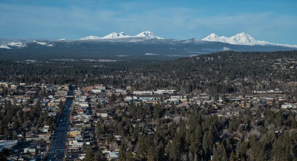 Panorama Bend Oregon Mirando Hacia Las Montañas Cascade —  Fotos de Stock