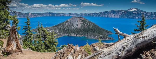 Djupt Blått Vatten Kratersjön Oregon — Stockfoto