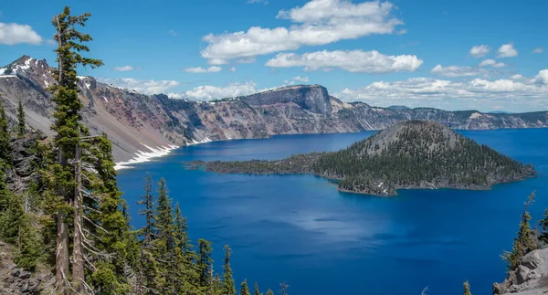 Djupt Blått Vatten Kratersjön Oregon — Stockfoto