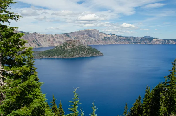 Trollkarlsön Kratersjön Oregon — Stockfoto