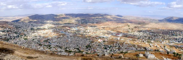 Kilátás Nablusra Palesztinában — Stock Fotó