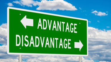 Bir seçim ya da karar noktasını gösteren yeşil 3D otoyol işareti