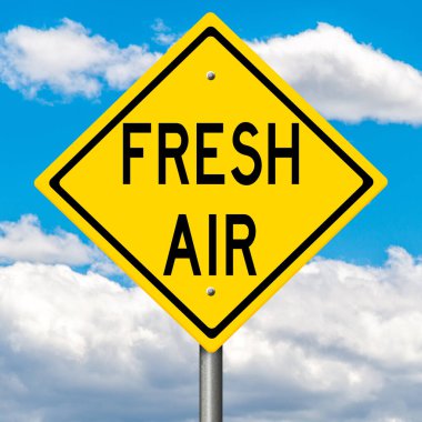 Sarı bir 3D otoyol uyarı işareti