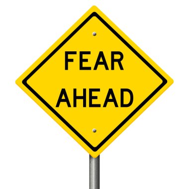 Üç boyutlu sarı uyarı işareti.