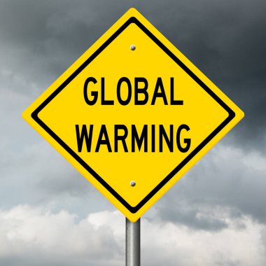 Üç boyutlu sarı uyarı işareti.