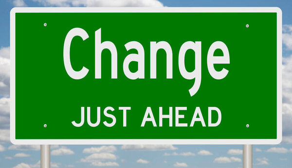 Отрицательный концептуальный знак 3D шоссе