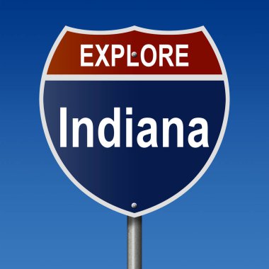 İşaretli bir 3D otoyol işareti