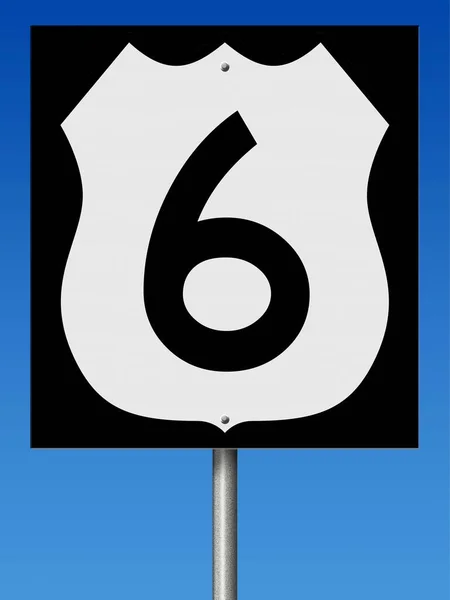 Rendered Highway Sign — Stock Photo, Image