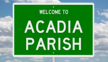 İşaretli yeşil 3D otoyol