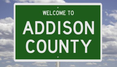 İşaretli yeşil 3D otoyol