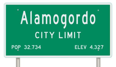 İşaretli yeşil 3D otoyol