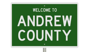 İşaretli yeşil 3D otoyol