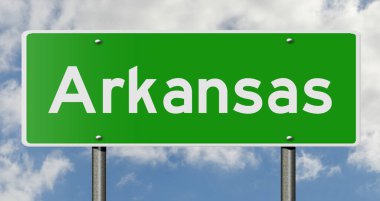 İşaretli yeşil 3D otoyol