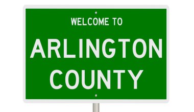 İşaretli yeşil 3D otoyol