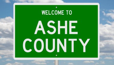 İşaretli yeşil 3D otoyol