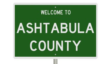 İşaretli yeşil 3D otoyol