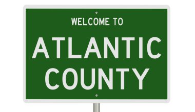 İşaretli yeşil 3D otoyol