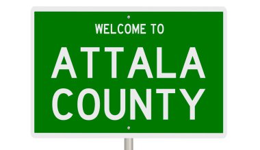 İşaretli yeşil 3D otoyol