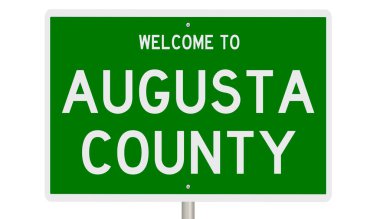 İşaretli yeşil 3D otoyol