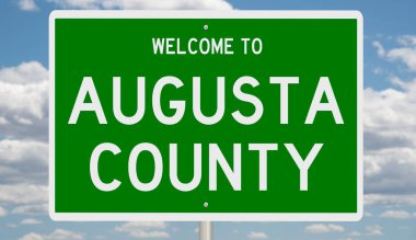 İşaretli yeşil 3D otoyol