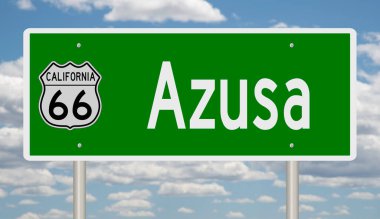 İşaretli yeşil 3D otoyol