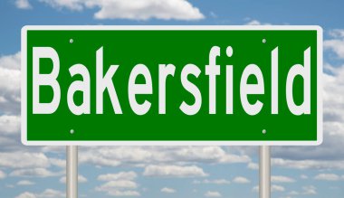 İşaretli yeşil 3D otoyol