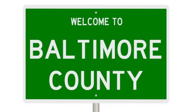 İşaretli yeşil 3D otoyol