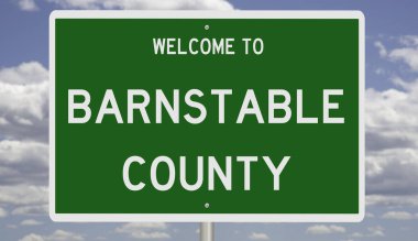 İşaretli yeşil 3D otoyol