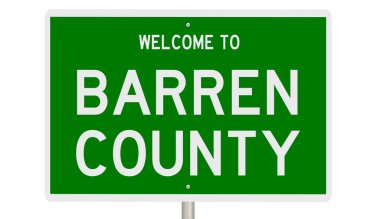 İşaretli yeşil 3D otoyol