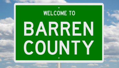 İşaretli yeşil 3D otoyol