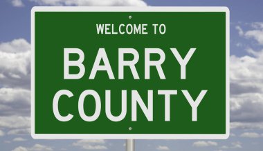 İşaretli yeşil 3D otoyol