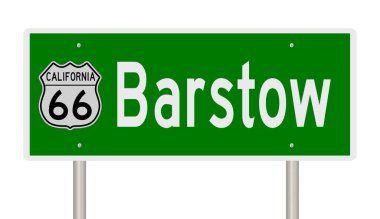 İşaretli yeşil 3D otoyol