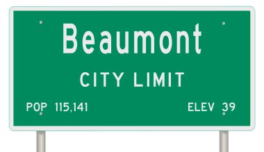 İşaretli yeşil 3D otoyol