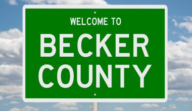 İşaretli yeşil 3D otoyol