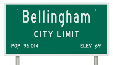 İşaretli yeşil 3D otoyol