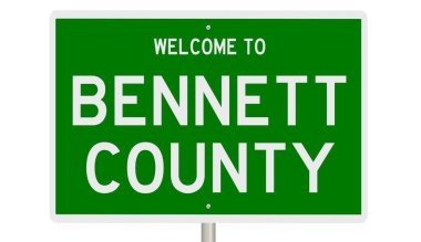 İşaretli yeşil 3D otoyol