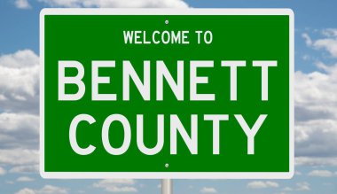 İşaretli yeşil 3D otoyol